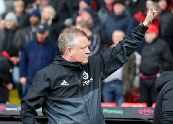 Chris Wilder has signed a new contract at Bramall Lane: Simon Bellis/Sportimage
