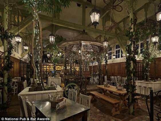 The Botanist in Sheffield was named as one of the UK's top pubs.