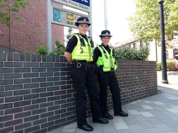 New generation: Police constables Fran Robbs and Amy Mellor are among recruits bringing fresh ideas to policing South Yorkshire.