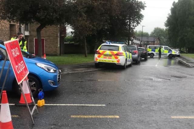Police activity in Lowedges after a local boy was stabbed last night