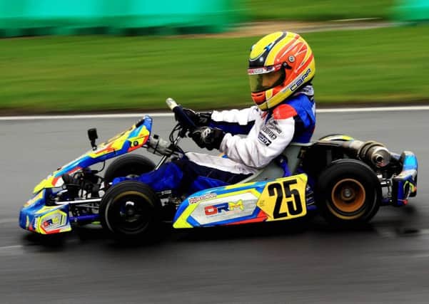 Sheffield'"s Brandon Carr finished the British Junior Kart IAME Cadet championship Grand Final in 7th place, and was the highest-placed Rookie too.