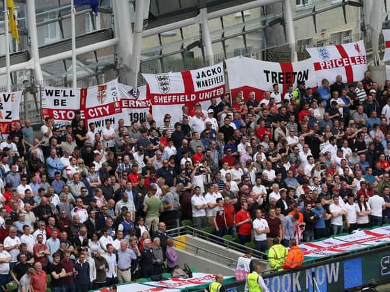South Yorkshire England fans
