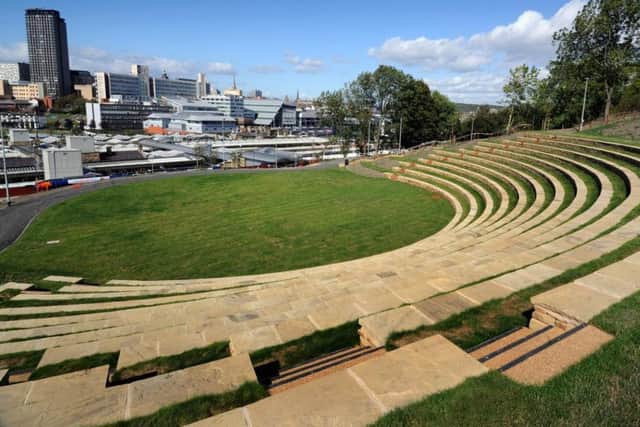The South Street Park amphitheatre in Sheffield, where the Wuthering Heights Day will take place