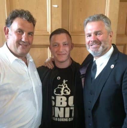 Glenn McCroy at Sheffield for Scott Westgarth funeral