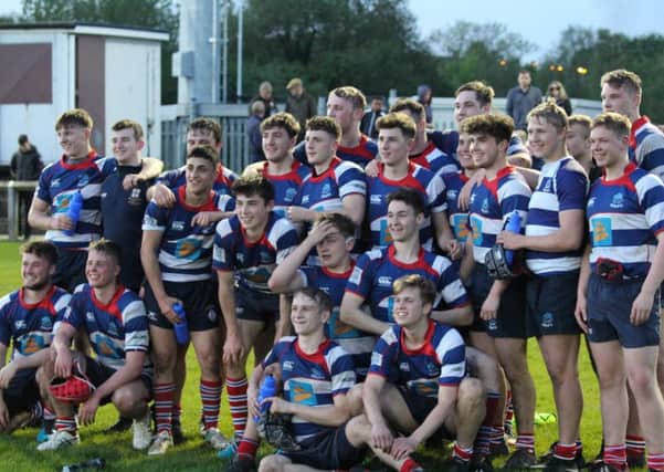 Sheffield RUFC Colts Yorkshire Cup winners