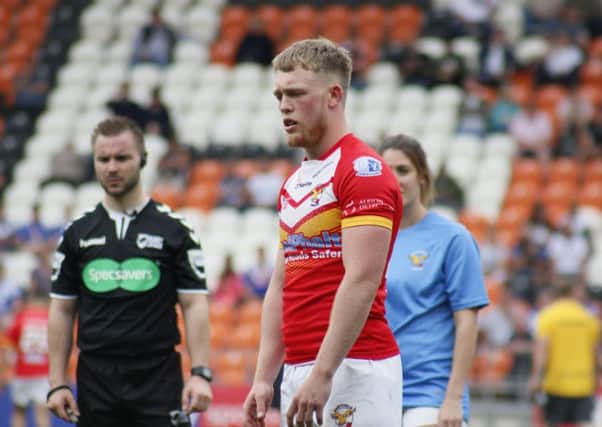 Sheffield Eagles' Cory Aston. Pic: Alex Coleman ADC Photography