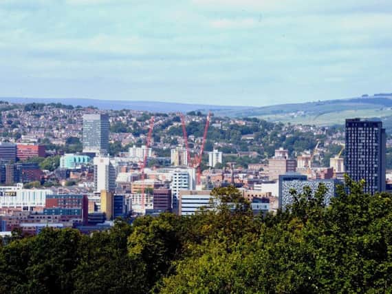 View over Sheffield