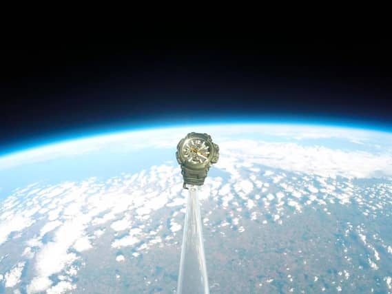G-SHOCK launch watch into space for a galactic mission to test the worlds toughest timepiece