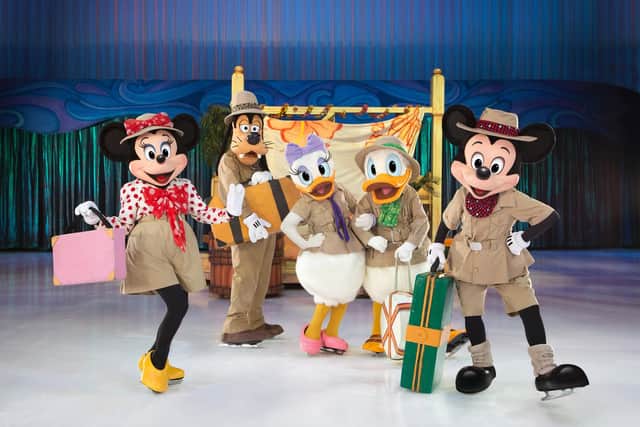 Mickey, Minnie Mouse and pals on spectacular journey which brings them to Sheffield Fly DSA Arena on November 15 to 19, 2017.