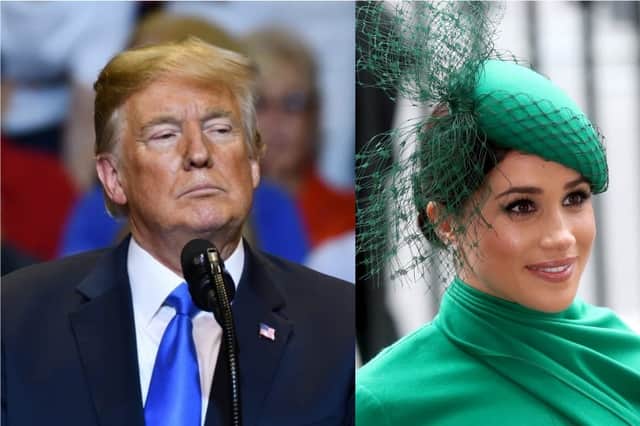 The Duke and Duchess of Sussex appeared to endorse Trump’s political rival (Photo: Getty Images)