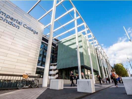 Imperial College London ranked 10th in the list.